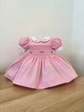 Rose Pink Hand-Smocked Dress
